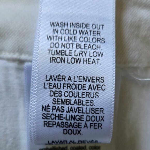 Good American Good Flare Jeans White Size 18 NWOT 70s 90s Retro Boho Stretch - Picture 7 of 9